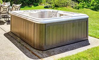 junk removal old hot tub in backyard for demolition and hauling vero beach